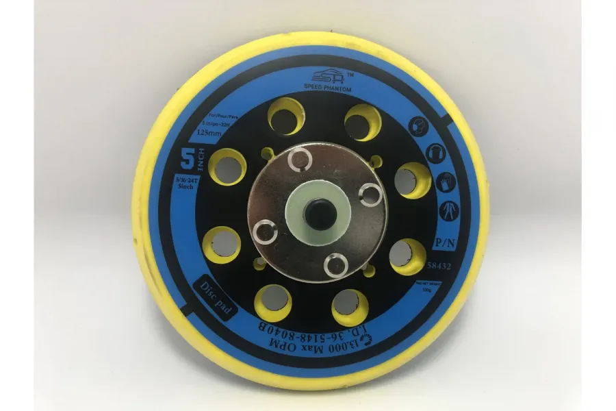 Шлифовальная опора Ø125мм сред.жёсткость, длинный крючок, 32 отв. (Mirka) Speed Phantom 125 мм