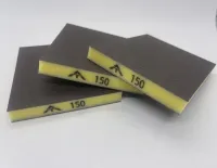 Шлифовальный блок Interforce 120х98х13мм, 2-х сторонний Р150 (Жёлтый) Мягкий