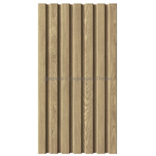 Стеновая панель Эко-шпон Дуб натуральный