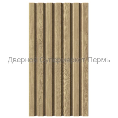Стеновая панель Эко-шпон Дуб натуральный