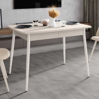 Обеденный стол «Орфей» 28.4 (01) Сосна Астрид-Белый