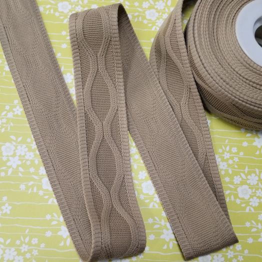 Тесьма декоративная Вязаные араны (лампас)  45 мм трикотажная  Разные цвета (GJ-45)