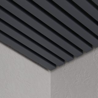 Кубообразный реечный потолок Кубота 30/100 графит