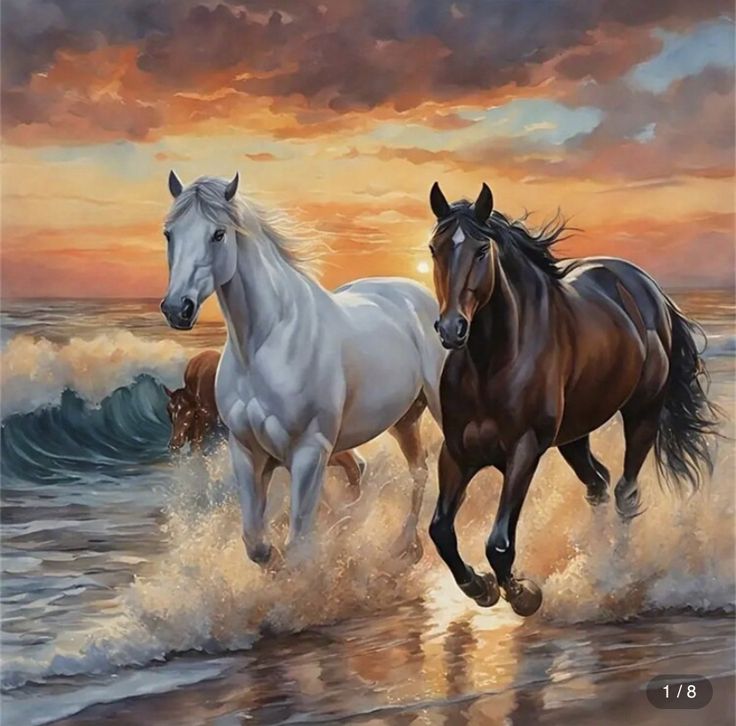 картина "Байкальский табун"