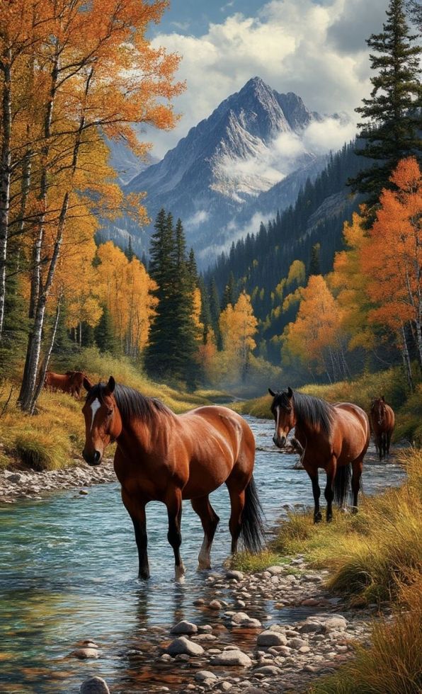 картина "Байкальский табун"