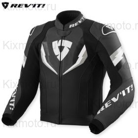 Мотокуртка Revit Quantum 3, чёрно-белая
