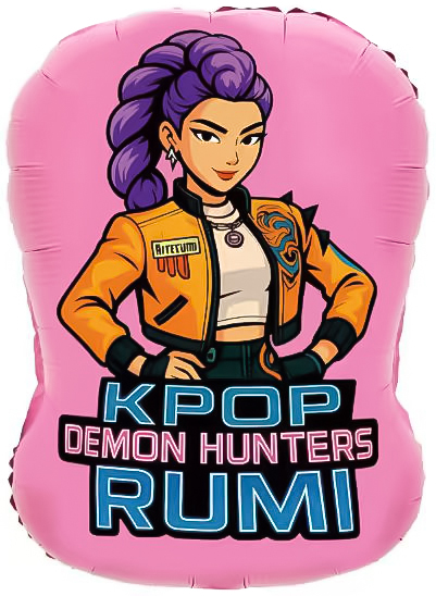 Персонаж 1 кейпоп шар фигурный фольгированный с гелием