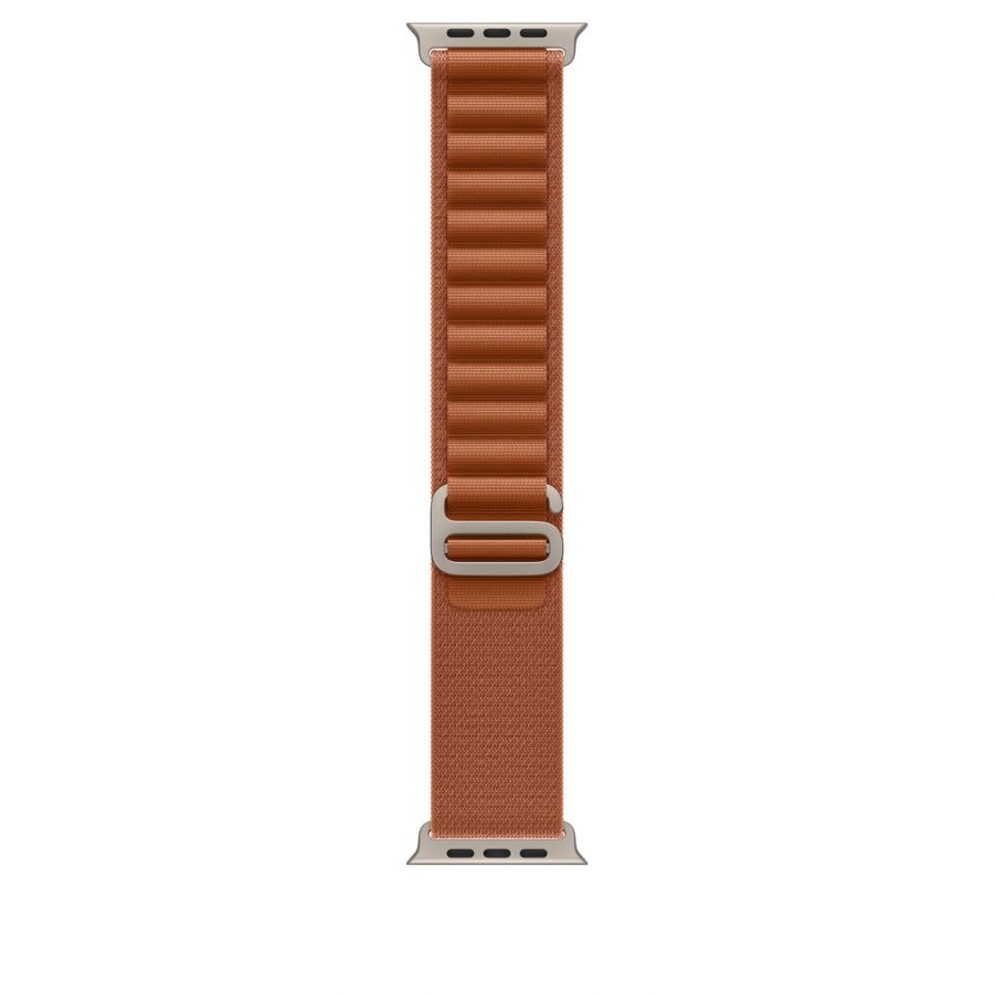 Ремешок Apple Watch Ulta 49mm Terracotta Alpine Loop - Natural Titanium Finish - L оригинал