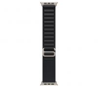 Ремешок Apple Watch Ulta 49mm Black Alpine Loop - Natural Titanium Finish - L оригинал