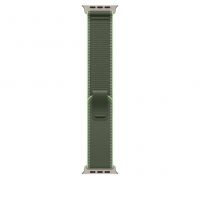 Ремешок Apple Watch Ulta 49mm Green/Neon Trail Loop - Natural Titanium Finish - M/L оригинал