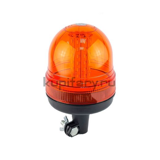 Маяк проблесковый оранжевый 210мм на кронштейне SMD 12-24 вольт PM128360