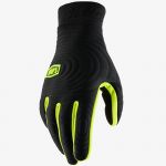 100% Brisker Extreme Black/Fluo Yellow перчатки утепленные для мотокросса