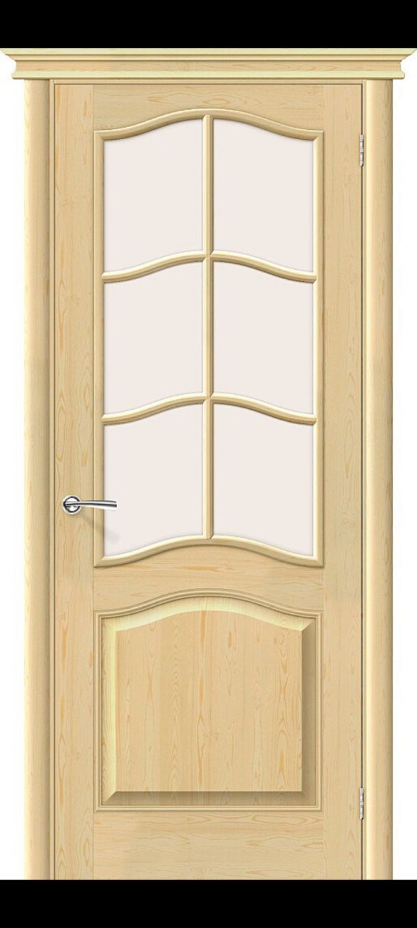 М7 Без отделки / Сатинато Массив сосны