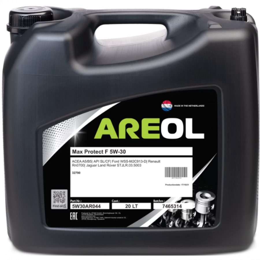 AREOL Max Protect F 5W-30, 20л