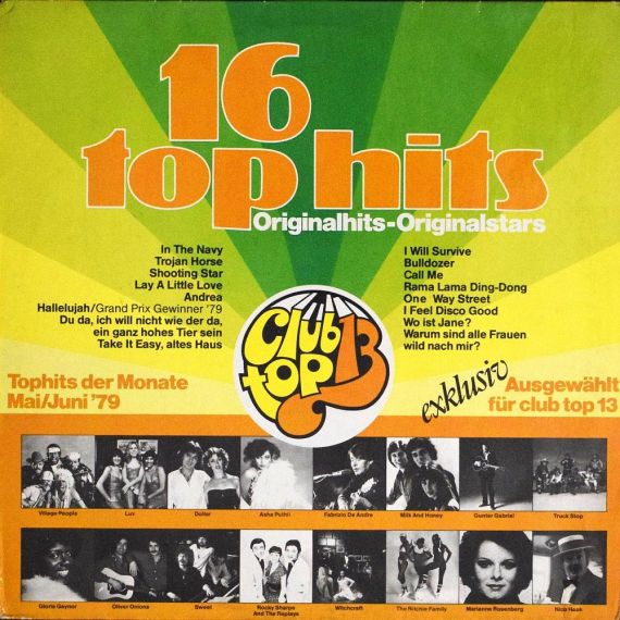 Various – 16 Top Hits - Tophits Der Monate Mai/Juni '79