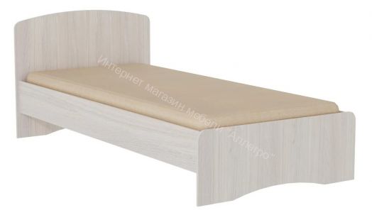 Кровать-2 одинарная (800*1900) Ясень анкор светлый