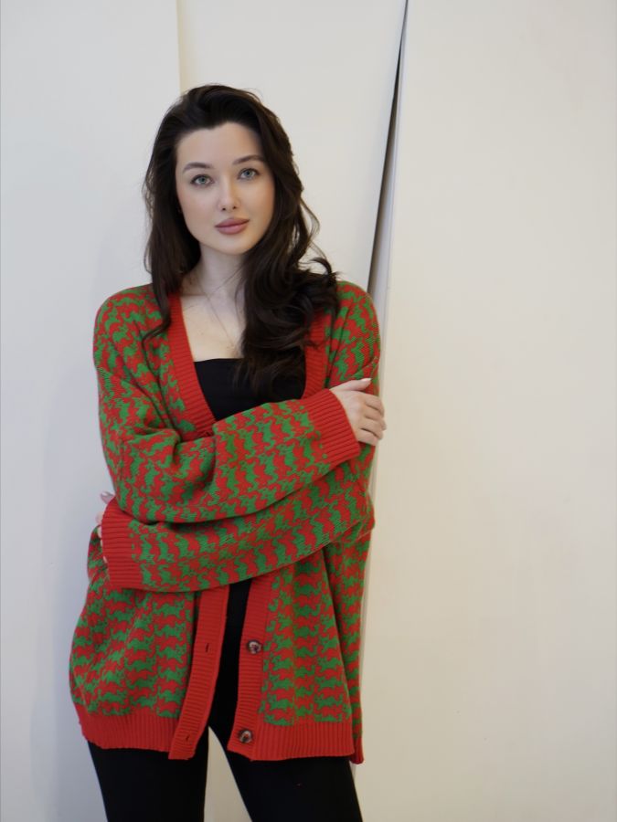 Кардиган с котами