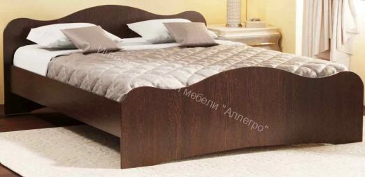 Кровать-5 двойная (1200/1400*2000) Венге
