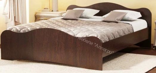 Кровать-5 двойная (1200/1400*2000) Венге