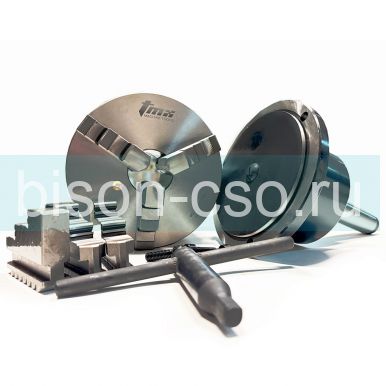 Патрон токарный ТМХ d160 мм 3-х кул., вращающийся с хвостовиком КМ5