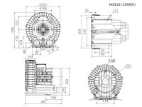 Компрессор низкого давления AML 1,5 кВт (HG510-15BS5)