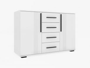 Амалия С8 Комод (ш1200*г420*в800мм) Белый