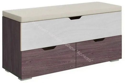 Скамья мягкая-2 ЛДСП Фант для прихожей