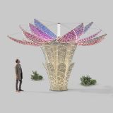 Арт-объект "Раскрывающийся цветок"