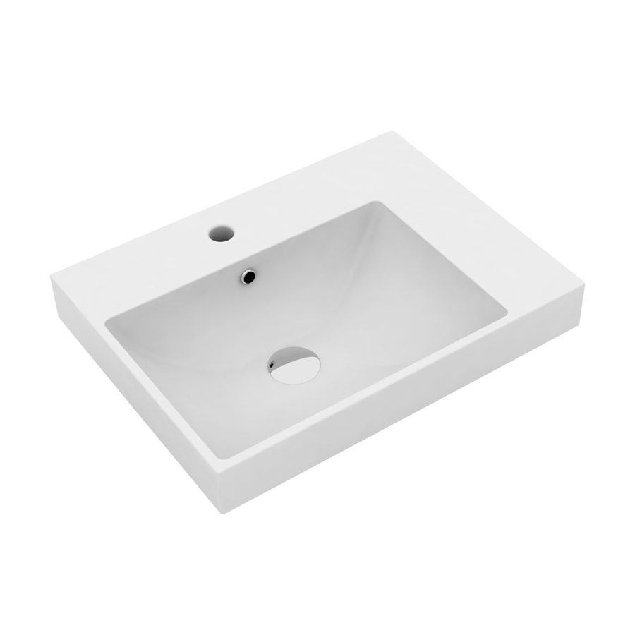 Изображение Раковина подвесная/полувстраиваемая Olympia Tutto Evo TUE4360101 60x45 см с 1 отверстием