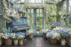 Фон стена "Summer wall №7"