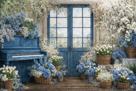 Фон стена "Summer wall №9"