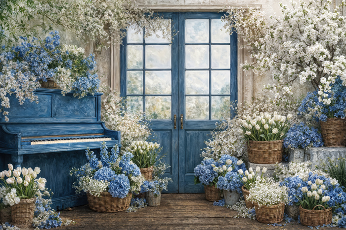 Фон стена "Summer wall №9"
