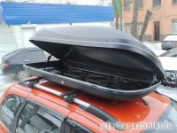 Автомобильный бокс на крышу, Bonus Black 425 литров, двусторонний, черный матовый