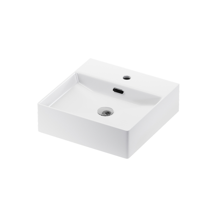 Умывальник накладной/подвесной, белый глянцевый, Bild, IDDIS, BILWS42i27