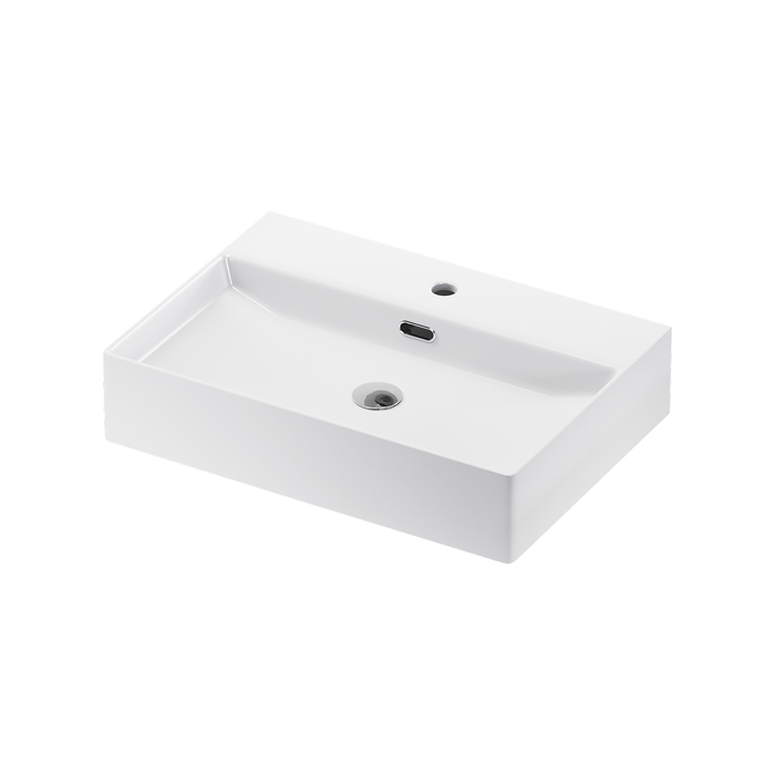 Умывальник накладной/подвесной, белый глянцевый, Bild, IDDIS, BILWS60i27