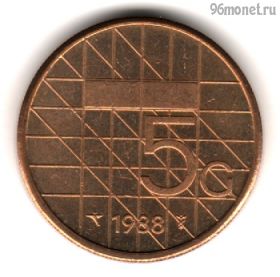 Нидерланды 5 гульденов 1988