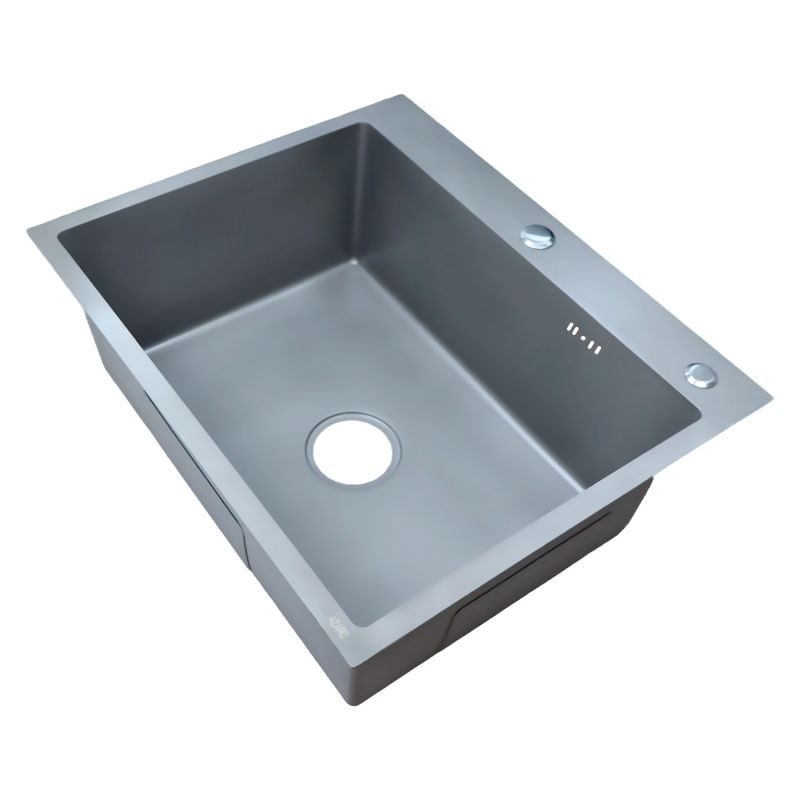 Кухонная мойка AZARIO NICOLE 600х500х220 нержавеющая сталь, серая соты AZG6050H