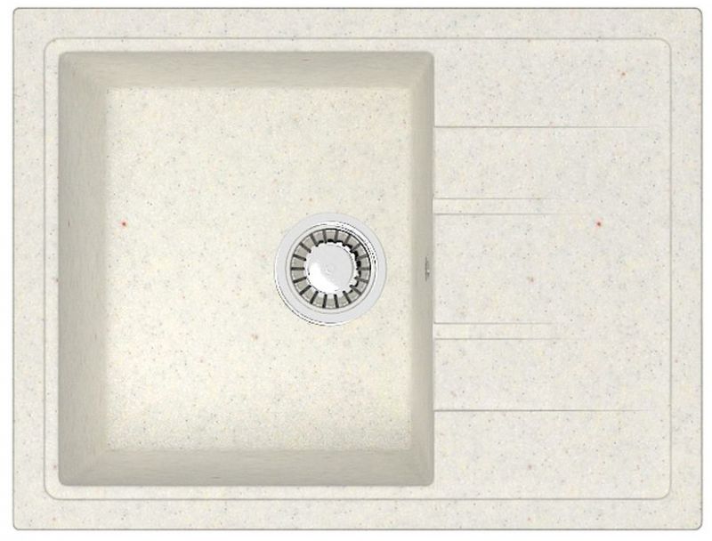 Кухонная мойка AZARIO Vision 750x505x218 искусственный мрамор, Хлопок CS00079703