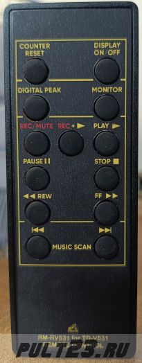 пульт VICTOR RM-RV531, TD-V531 аналог (под заказ)