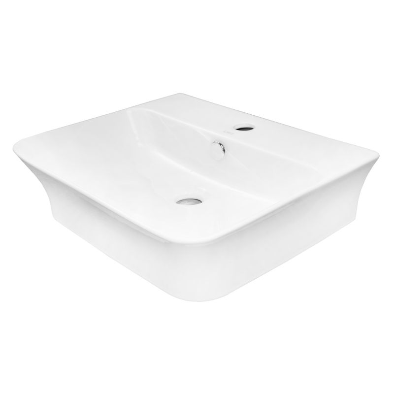 Раковина накладная Azario 485х410х125 прямоугольная, белый глянец AZ-2258