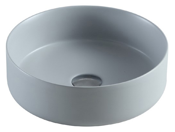 Раковина Azario 355х355х120 накладная, светло-серый матовый AZ-3134-MFG