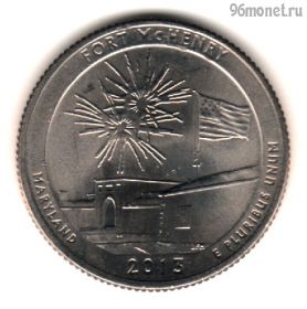 США 25 центов 2013 D