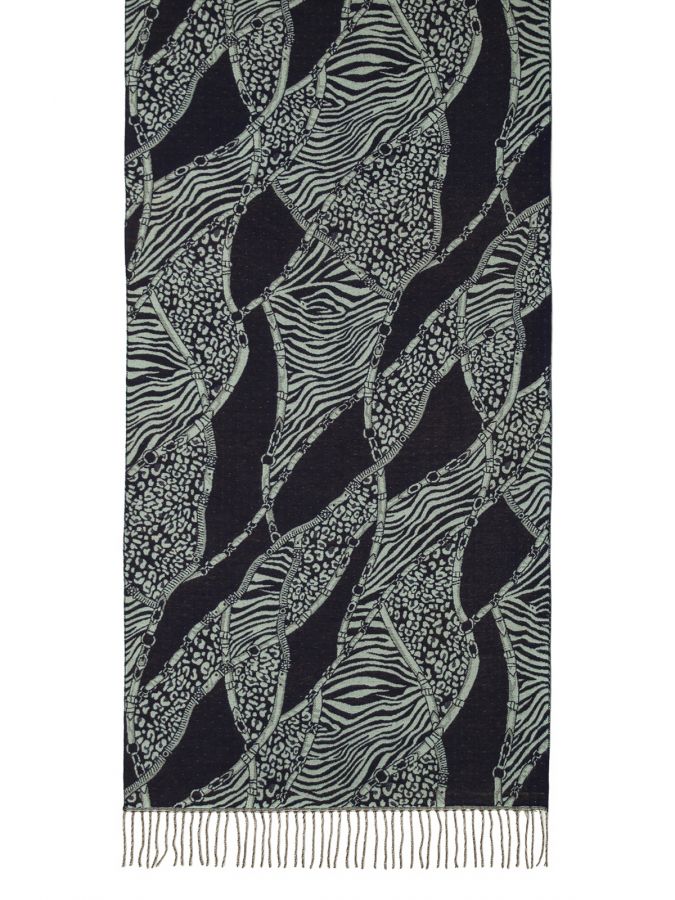 Палантин женский шерсть+хл+акр 65х180 LG72-288-12 LABBRA