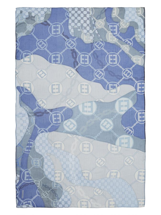 Палантин женский шелк+мод 110х180 E12-8463-12 ELEGANZZA