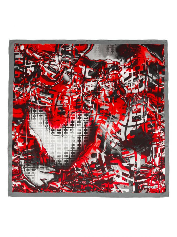 Платок женский шелк 86х86 SS03-8349-07 ELEGANZZA