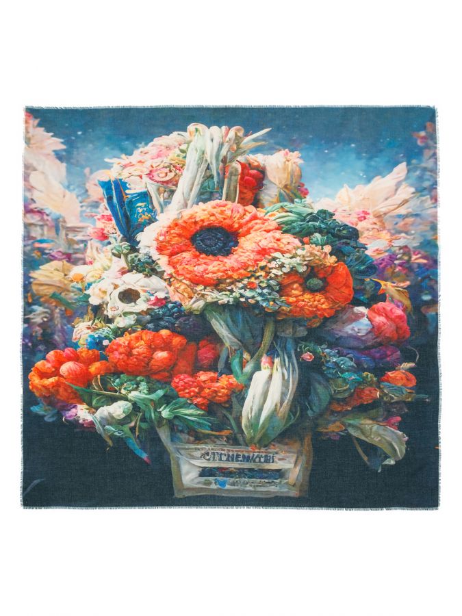 Платок женский виск+шерсть 130х130 LG33-154-18 LABBRA