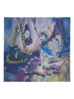 Платок женский виск+шерсть 130х130 LG33-169-12 LABBRA