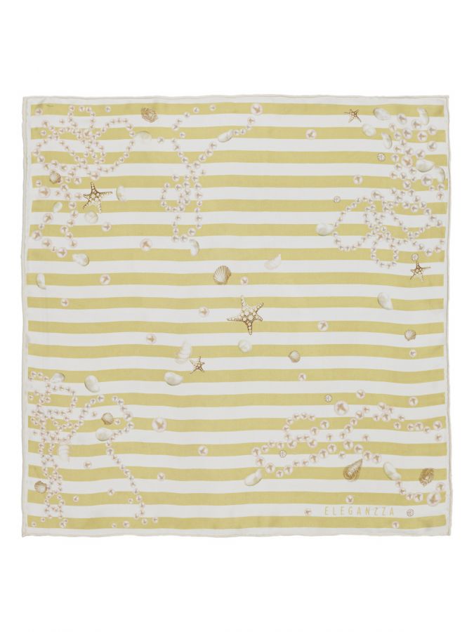 Платок женский шелк 53х53 SS03-8471-17 ELEGANZZA