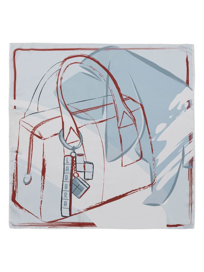 Платок женский виск+шелк 100х100 LE34-583-19 LABBRA