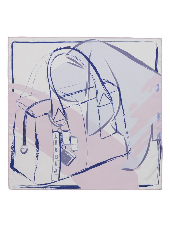 Платок женский виск+шелк 100х100 LE34-583-05 LABBRA
